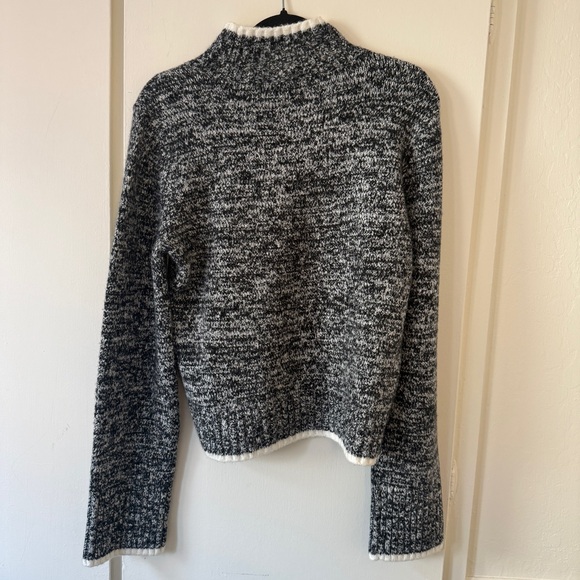 Madewell Women's Black and White Sweater Large NWT Cozy Soft - Picture 6 of 6